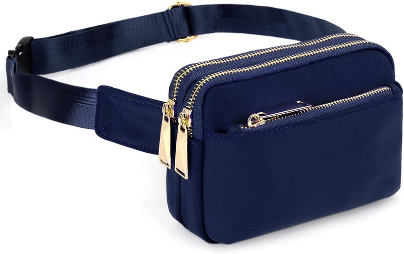 UTO Fanny Pack for Women Crossbody Trendy Fashion Belt Purse Chest Waist Hip Bumbag for Outdoor Shopping Travel Hiking - Image 1